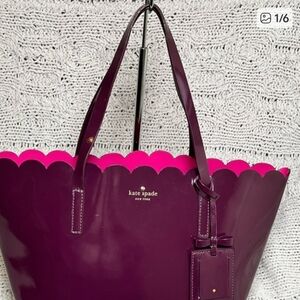 Kate Spade Purple and Pink Tote